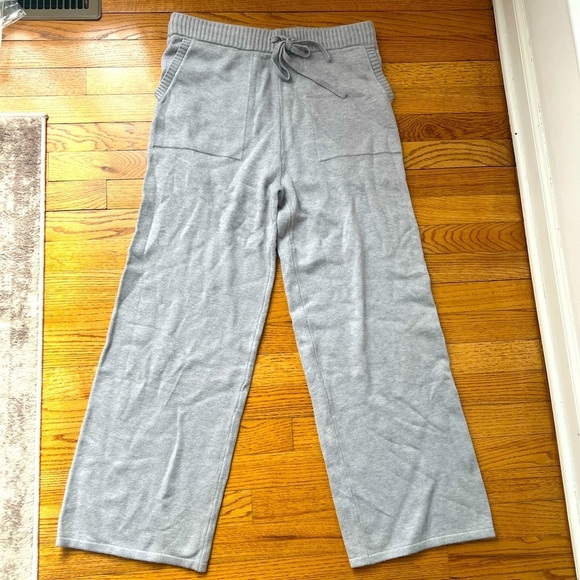 Free Assembly Women’s Gray Knit Sweater Lounge Pants Size Large Brand New - Picture 1 of 4